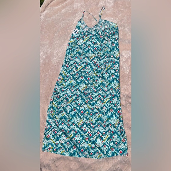 Old Navy NWT Vibrant Patterned Maxi Dress - Picture 2 of 5